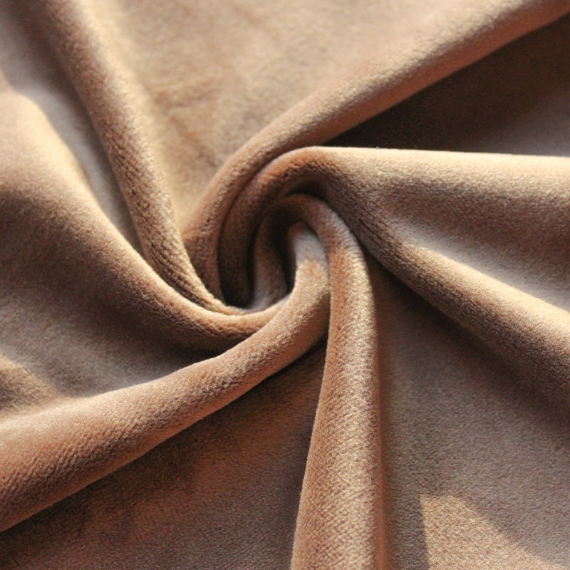 180-280gsm Silver Fox Wool Spandex Super Soft Velvet Fabric