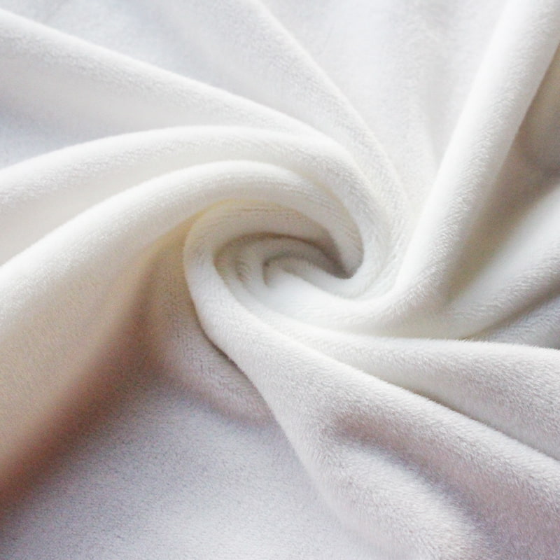 180-280gsm Silver Fox Wool Spandex Super Soft Velvet Fabric