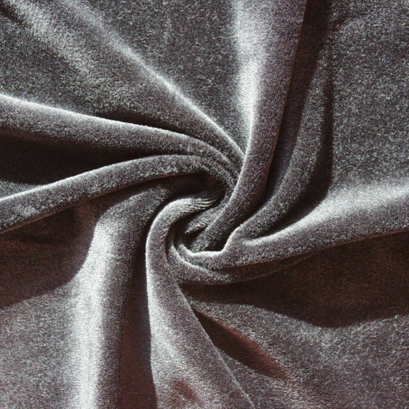 180-280gsm Silver Fox Wool Spandex Super Soft Velvet Fabric