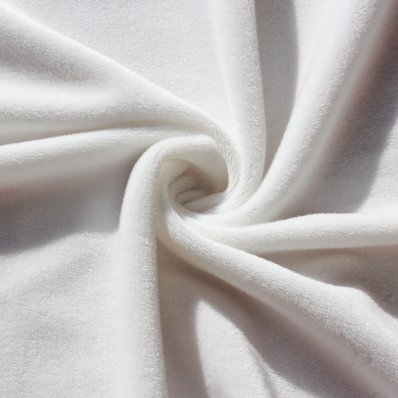 180-280gsm Silver Fox Wool Spandex Super Soft Velvet Fabric