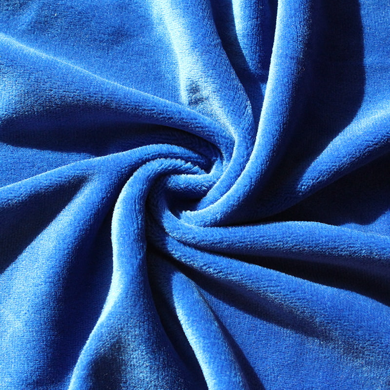 180-280gsm Silver Fox Wool Spandex Super Soft Velvet Fabric