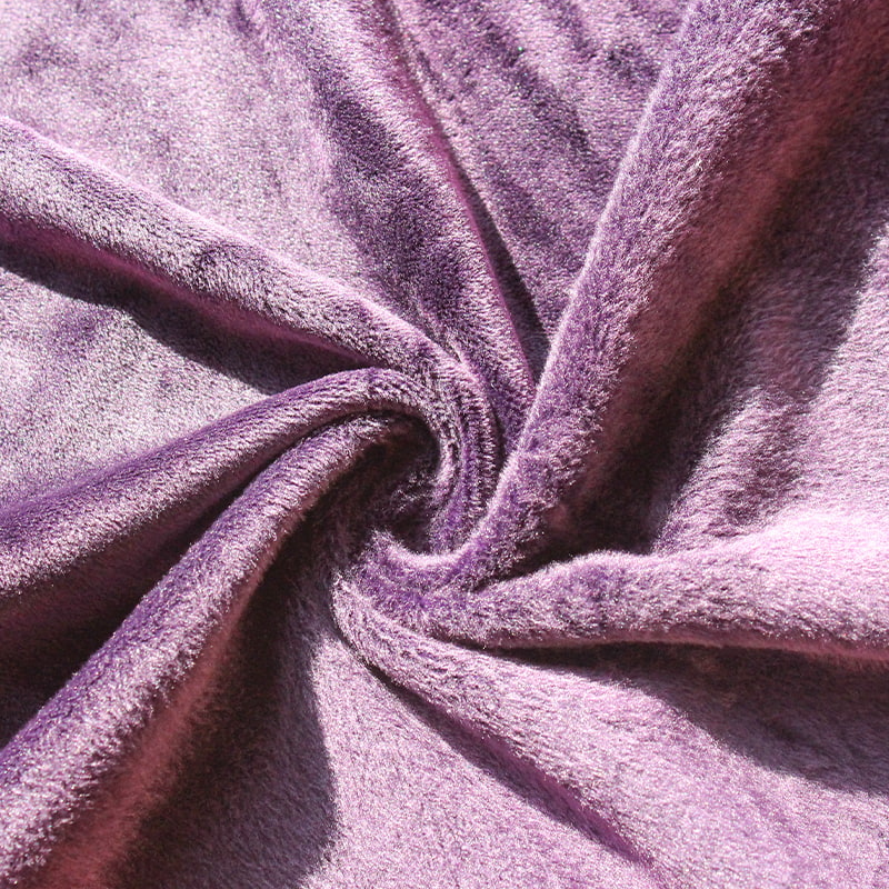 180-280gsm Silver Fox Wool Spandex Super Soft Velvet Fabric